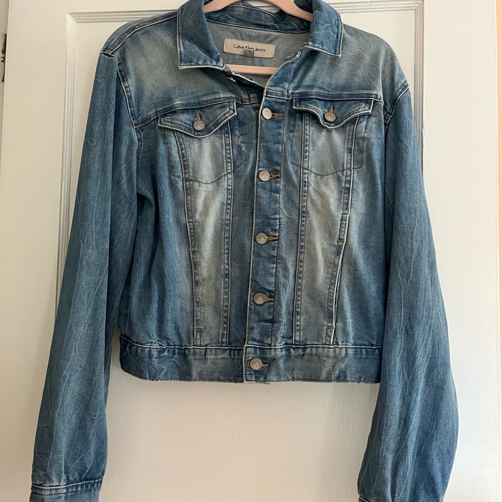 Calvin Klein Blue Jean Jacket Classic Style